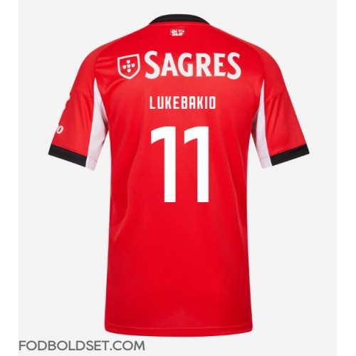 Benfica Dodi Lukebakio #11 Hjemmebanetrøje 2025-26 Kortærmet